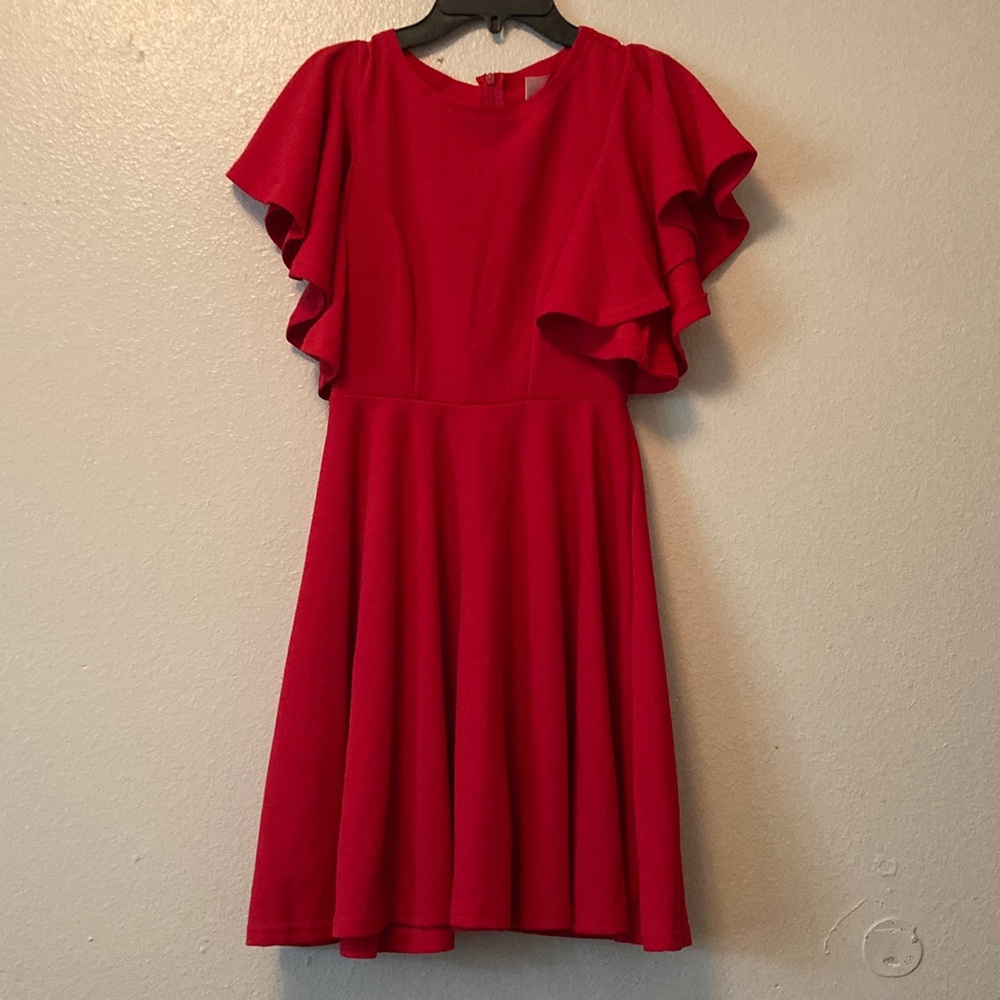 Elegant Red Women's Dress